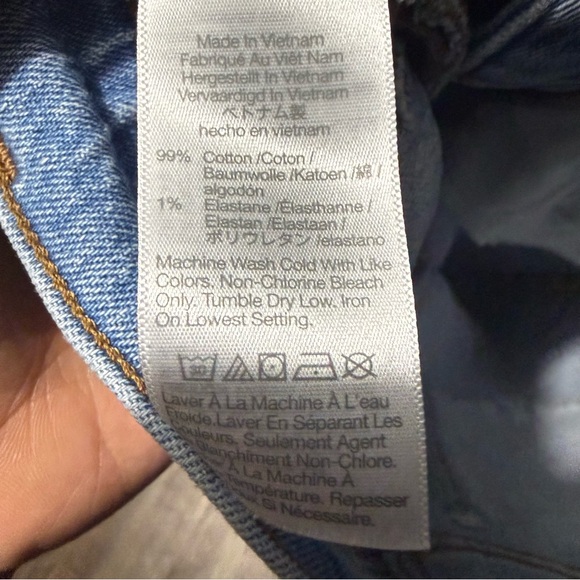 Madewell The Perfect Vintage Wide Leg Crop Jeans Women's 25p in Altoona Wash - Picture 5 of 9